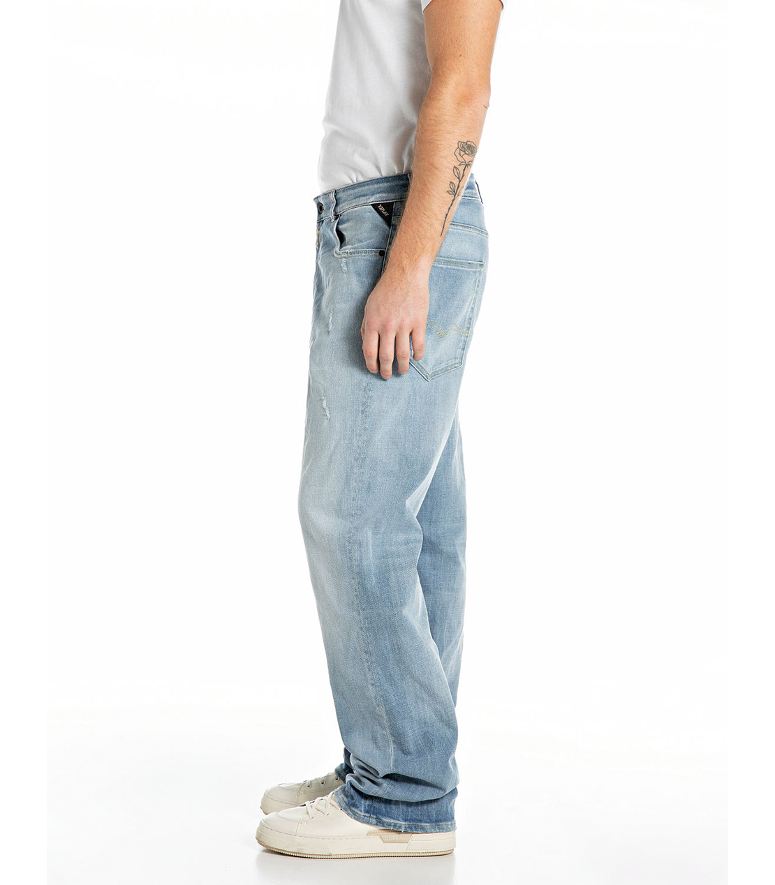 NEW ブーツカットCLEY ライトインディゴストレッチデニム 詳細画像 ライトブルー 3